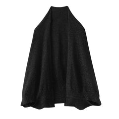 Women's Cashmere Shawl Pashmina Wrap Scarf Open Front Poncho
