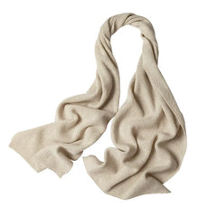 Winter Pure Cashmere Knitted Scarf Shawl Poncho Casual Scarf