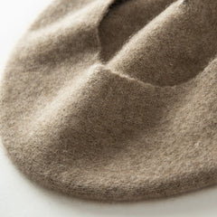 Soft French Style Winter Cap Cashmere Beret Hat for Women