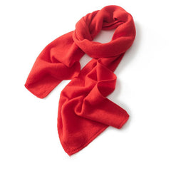 Long Warm Soft 100% Cashmere Long Knit Scarf  Winter Wrap