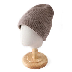 Winter Bucket Hats for Women Cashmere Hat Soft Warm Knitted Cap