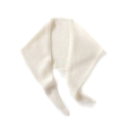 Pure Cashmere Triangle Scarf Neckerchief Knitted Shoulder Wrap