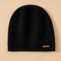 Double-Layer Cashmere Beanie Hat for Women and Men Winter Knit Cap