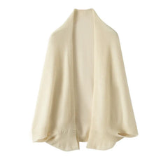 Women's Cashmere Shawl Pashmina Wrap Scarf Open Front Poncho