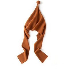 Winter Cashmere Wrap Hooded Scarf Knit Hats Beanie with Pom-Pom