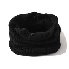 Knitted 100% Cashmere Neck Warmer Soft Hollow Ribbed Snood