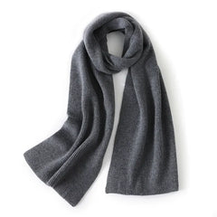 Classic Soft Winter Wrap Cashmere Knit Scarf for Women & Men