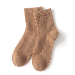 Pure Cashmere Women's Winter Thick Warm Comfort Boots Socks