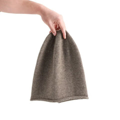 Pure Cashmere Slouchy Soft Knitted Cashmere Beanie Hat Skull Cap