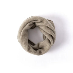 Lightweight Pure Cashmere Neck Warmer Infinity Scarf