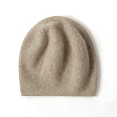Women Cashmere Beanies Solid Casual Basic Soft Caps Hat