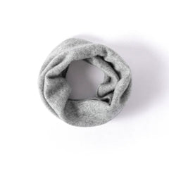 Lightweight Pure Cashmere Neck Warmer Infinity Scarf