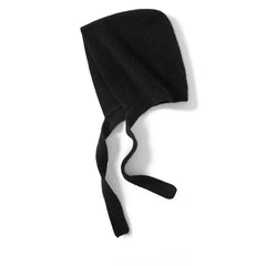 Cashmere Hood with Ties Knit Hood Scarf  Wrap Beanie Hats