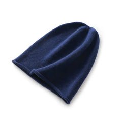 Pure Cashmere Slouchy Soft Knitted Cashmere Beanie Hat Skull Cap