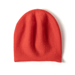 Women Cashmere Beanies Solid Casual Basic Soft Caps Hat