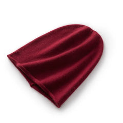 Pure Cashmere Slouchy Soft Knitted Cashmere Beanie Hat Skull Cap