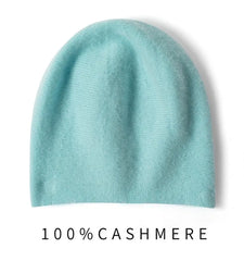 Women Cashmere Beanies Solid Casual Basic Soft Caps Hat
