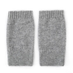 Half Finger Fingerless Cashmere Knit Gloves Hand Knitted Mittens