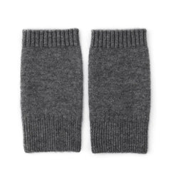 Half Finger Fingerless Cashmere Knit Gloves Hand Knitted Mittens