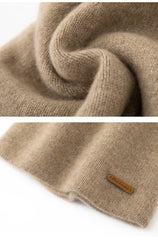 Cashmere Winter Beanie Double-sided Two Colors Hat