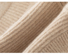 Thickened Knit Joint Protectors Cashmere Knee Warmers