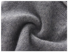 Dual-purpose Neck Cover Cashmere Drawstring  Two-Tone Knit Hat