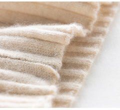 Ribbed Zipper Sweater Cardigan 100% Cashmere Slim Knit Jacket