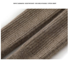 Women’s Long Cashmere Leg Warmers Thickened Knee Protection