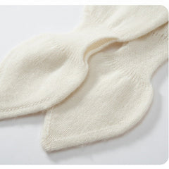 Kids Cashmere Knitted Bowknot Neckerchief Neck Warmer Shawl