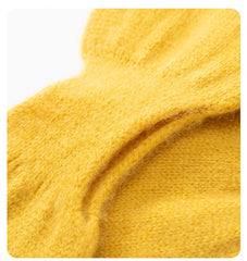 Kids Cashmere Knitted Bowknot Neckerchief Neck Warmer Shawl