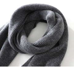 Classic Soft Winter Wrap Cashmere Knit Scarf for Women & Men