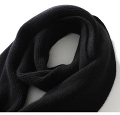 Classic Soft Winter Wrap Cashmere Knit Scarf for Women & Men